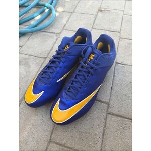 Nike Vapor Speed 2 TD Football Cleats PROMO Sample Old Royal/Gold Size 13.5 Rams